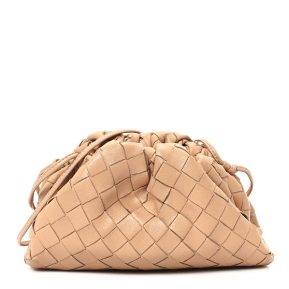 Bottega Veneta Tan Clutch Bag
